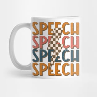 Speech Language Pathologist Vintage Retro SLP Mug